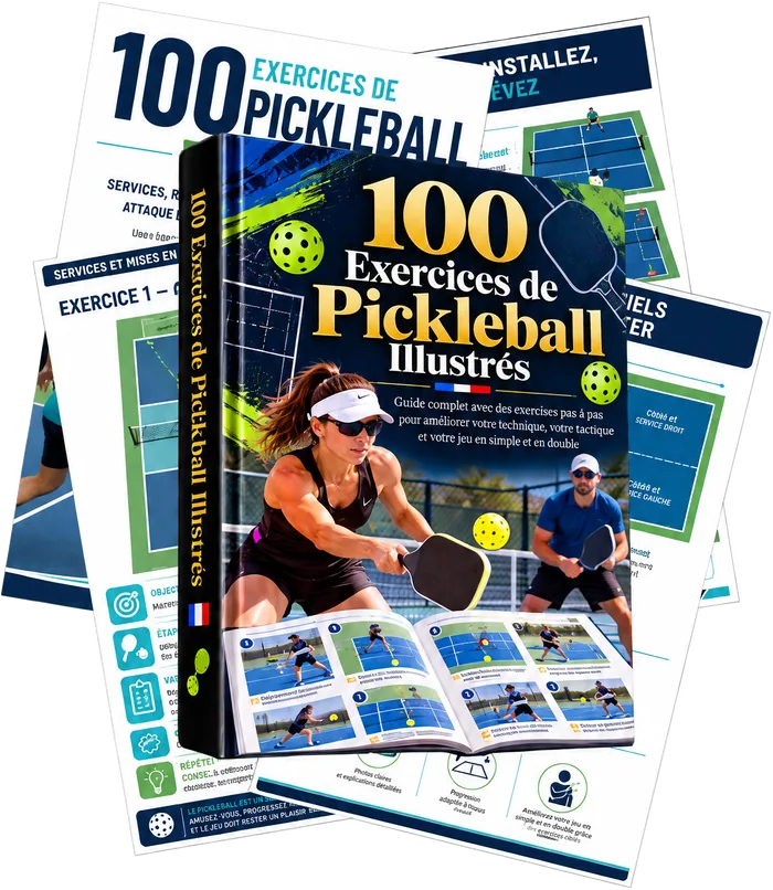 100 Exercices de Pickleball Illustrés
